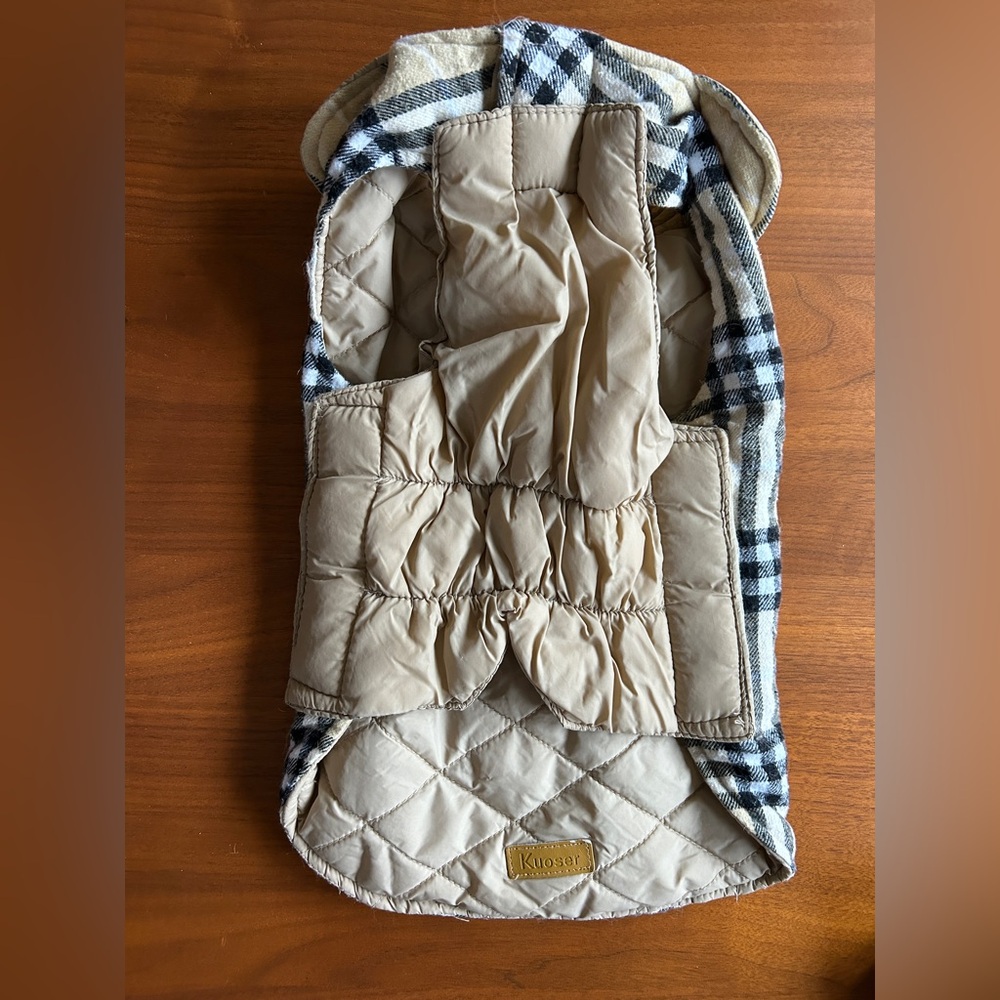 Reversible Puffer Coat for Medium Dog
